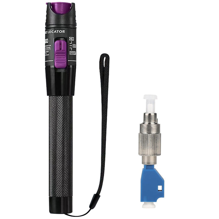 Faser-Visueller Fehlerortungsstift 30MW, VFL 30KM Faser-Optikkabel-Prüfgerät mit 2,5mm LC-FC-Glasfas