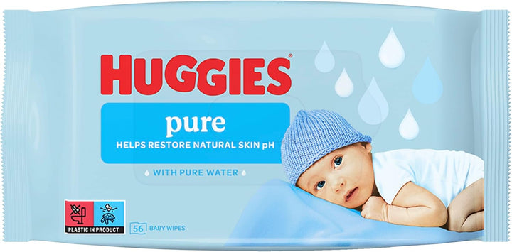 Huggies Pure Baby-Feuchttücher 12er Pack (4 X 3 Packungen, 672 Tücher) NEW, NEW