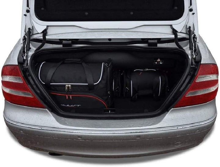 KJUST Reisetaschen 4 STK kompatibel mit Mercedes-Benz CLK Cabrio W209 2002-2010