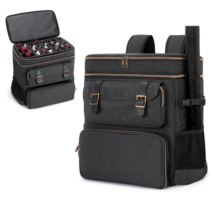 Trunab Rucksack für DND RPG Tabletop Adventurer’s Travel Game, Tasche für Battle Mat, Kompatibel mit