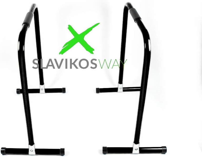 Slavikosway Paar tragbare Dip Station Barren Fitness Parallette Push Up für Heim-Gym Training 73x61c