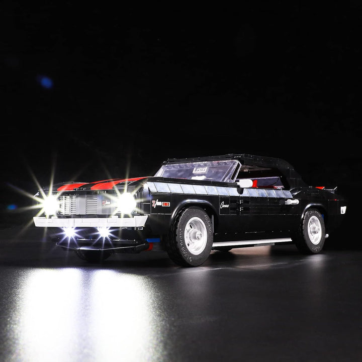 BRIKSMAX 10304 Led Licht für Lego Chevrolet Camaro Z28 - Compatible with Lego  Icons Bausteinen Mode