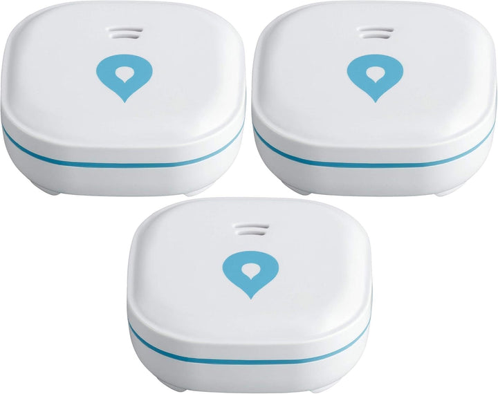 SEBSON Wassermelder mini GS153, 10 Jahres Langzeit-Batterie, Wasseralarm, Wasserwächter 60x60x24,2mm