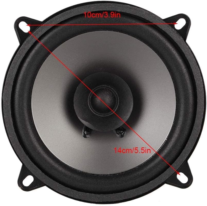 Auto-Koaxial-Lautsprecher, Auto-Lautsprecher, Universal-Sound-Lautsprecher 5 Zoll 400W 12V Auto-Koax