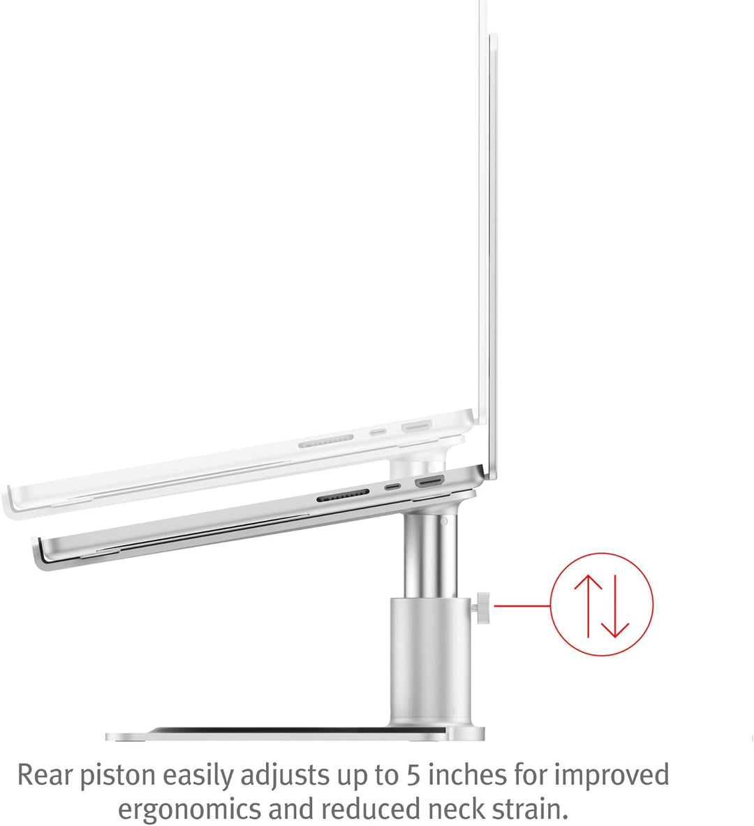 Twelve South HiRise Pro für Laptops und MacBooks | Ergonomischer, höhenverstellbarer Ständer mit kab