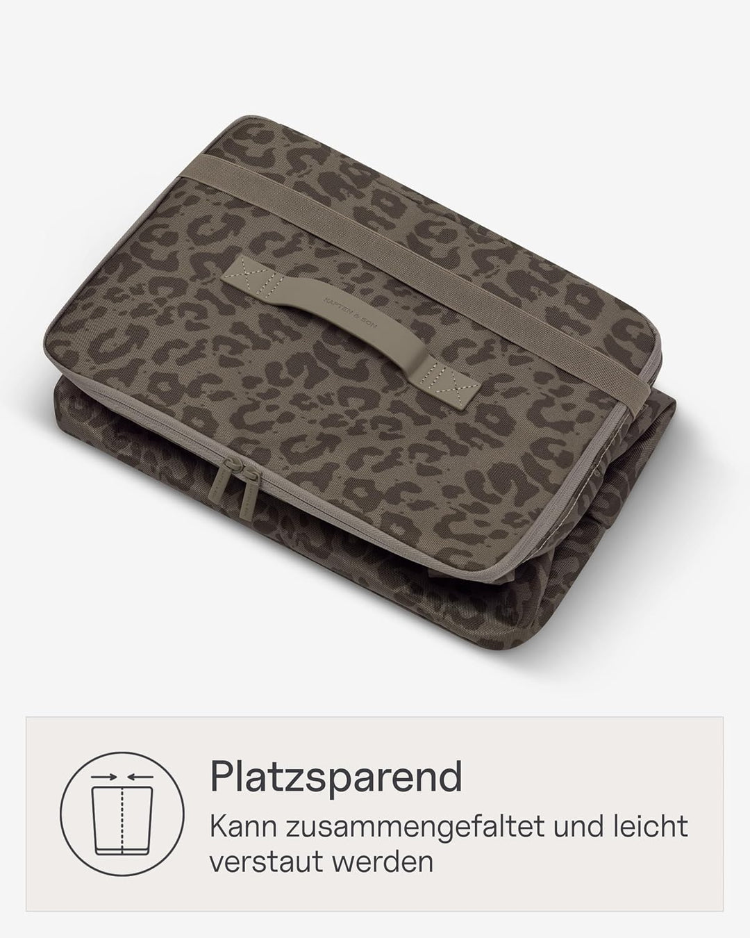 Kapten &amp; Son Vaasa Cooling Inlay Large Leo Braun | 25L Thermotasche aus recyceltem PET für Shopping