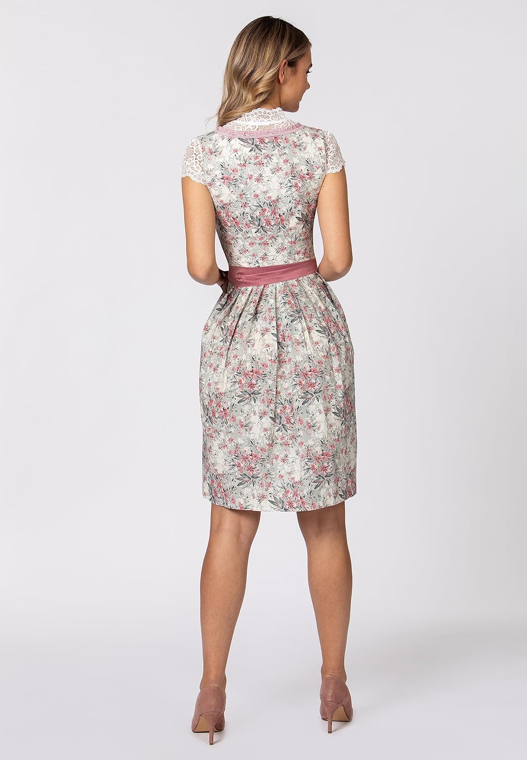 Stockerpoint Damen Dirndl Jolie Kleid für besondere Anlässe 46 Rosa, 46 Rosa