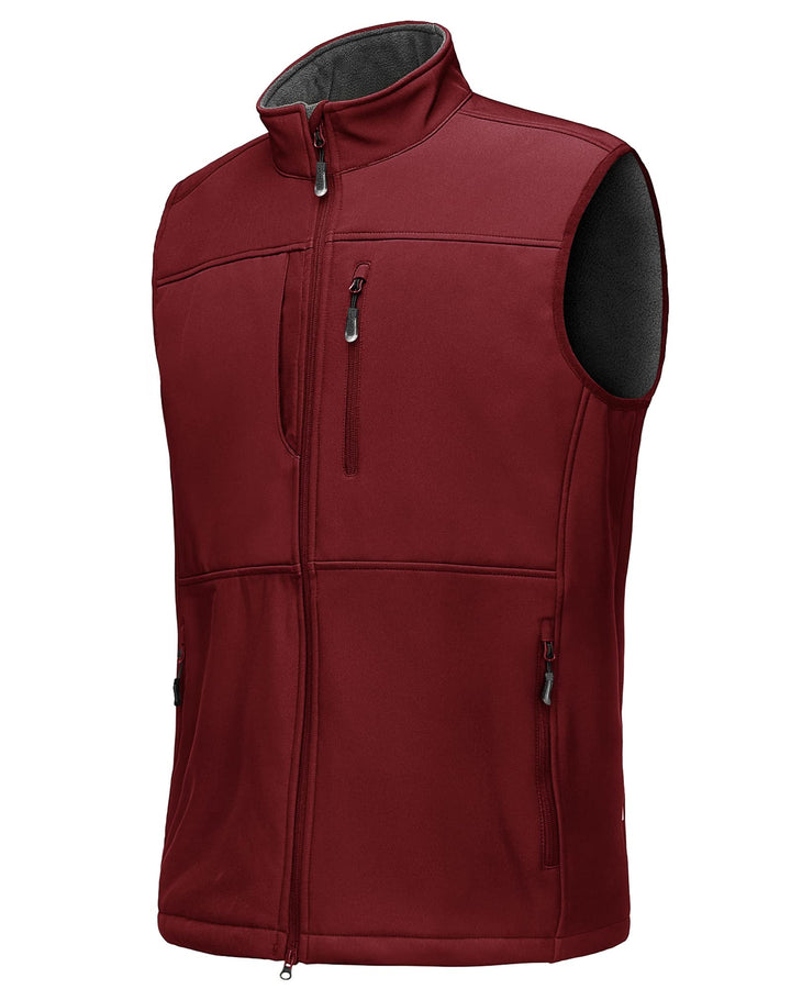 33,000ft Weste Herren Outdoor Wasserdichte Softshell Ärmellose Jacke Bodywarmer Fleece Weste Full Zi