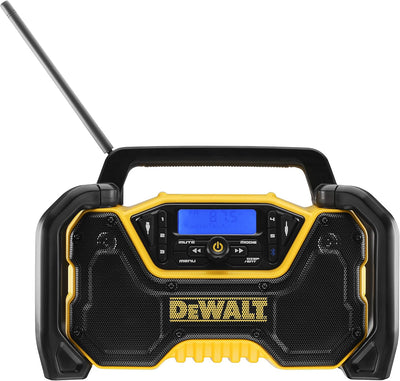 Dewalt XR Akku- und Netz-Radio DCR029 (DAB+ und FM Stereo Radio, extrem Robustes Gehäuse, mit Blueto