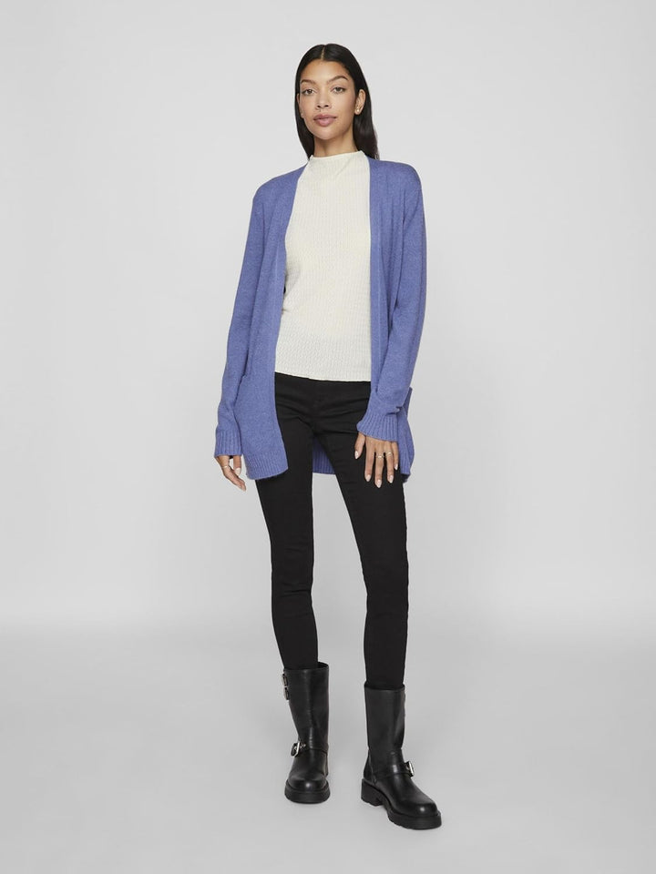 Vila Female Strickjacke Basic XS Bijou Blue 1, XS Bijou Blue 1