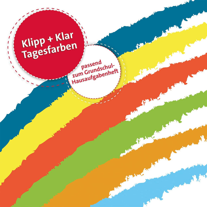 ROTH Klipp&Klar Stundenplan Steck Fix - Fussballer, A3 - ideal für Fussball-Fans in der Grundschule