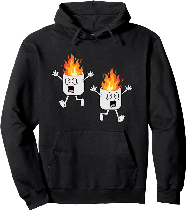 Lustiges Camping-Marshmallow-Sommercamp Pullover Hoodie