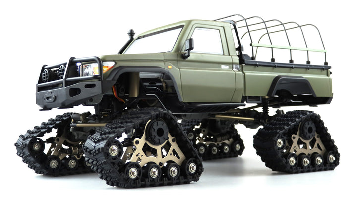Amewi AMXRock RCX10PTS Scale Crawler Pick-Up mattgrün 1:10, RTR