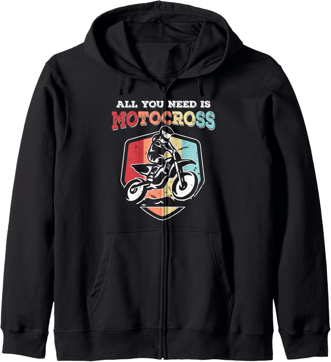 Motorcross Dirt Bike Spruch Enduro Motorrad Motocross Kinder Kapuzenjacke