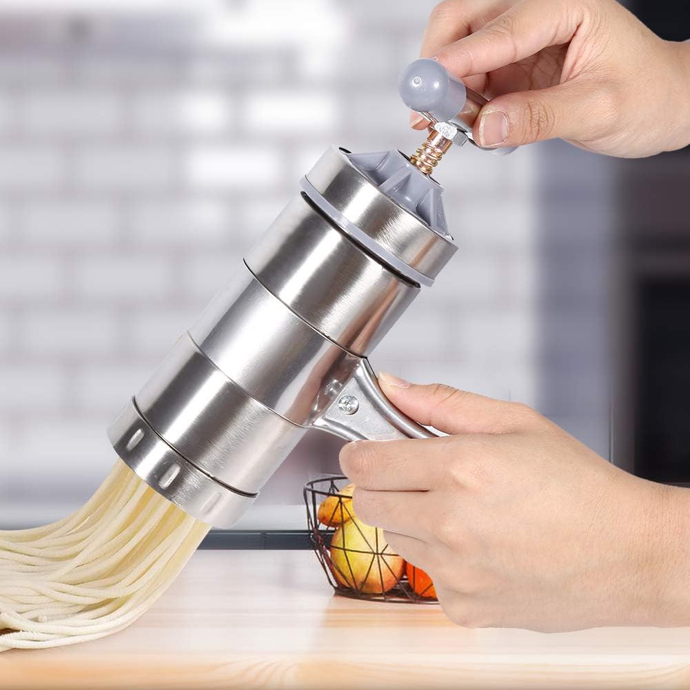 Manueller Nudelhersteller, Edelstahl Handheld Nudelmaschine, Kleine Tragbare Spaghetti Werkzeuge Her
