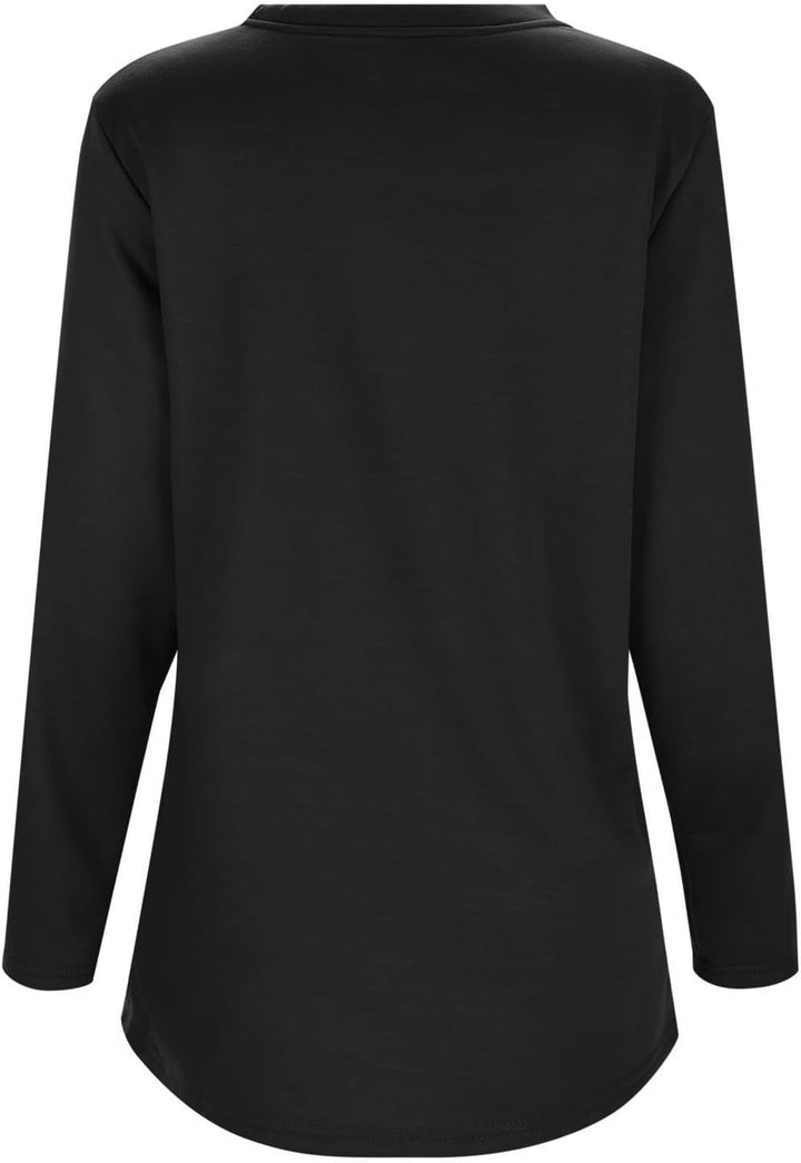 Lange Unterhosen Herren bequem, lässig, einfarbig, Rundhalsausschnitt, langärmelig, plus Fleece-Bott