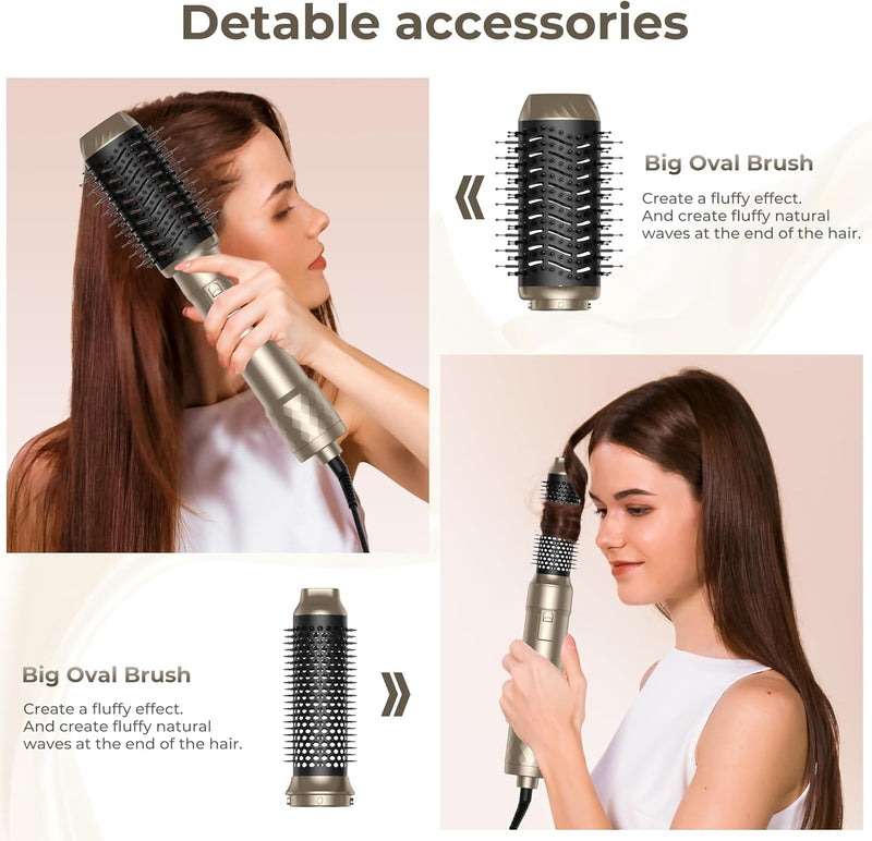 Air Styler 6 in 1 Hair Styler mit Haartrockner, Locken, Haarbürste, Haarbürste, Glättbürste, Magic S