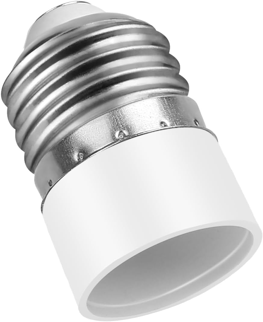 Yiahin E27 auf E14 Lampensockel Konverter, Adapter Fassung von grossem zu kleinem Edisongewinde, E27