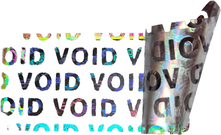 1215 Stk - 3D Hologramm-Siegel mit Seriennummer - 30*16mm silber glänzend - Sicherheitssiegel, Quali