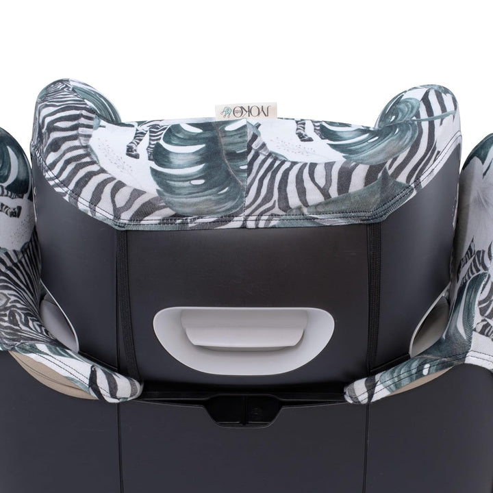 JYOKO KIDS Bezug für Autositz Kompatibel mit Cybex Solution M und Pallas B - Fix (ZEBRA), ZEBRA