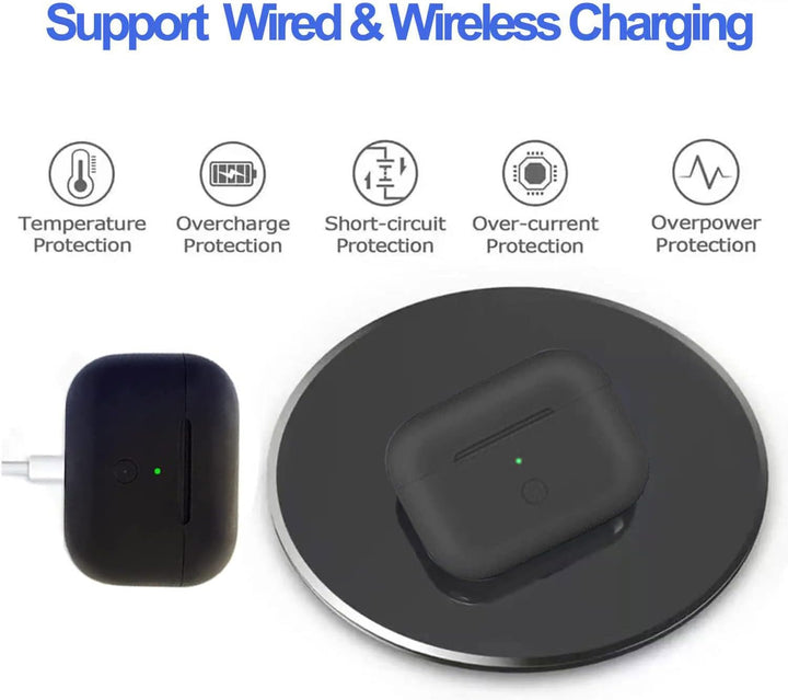 Kabelloses ladecase für Airpods pro, Ersatz Ladecase für Airpods pro mit Bluetooth-Pairing(Kopfhörer