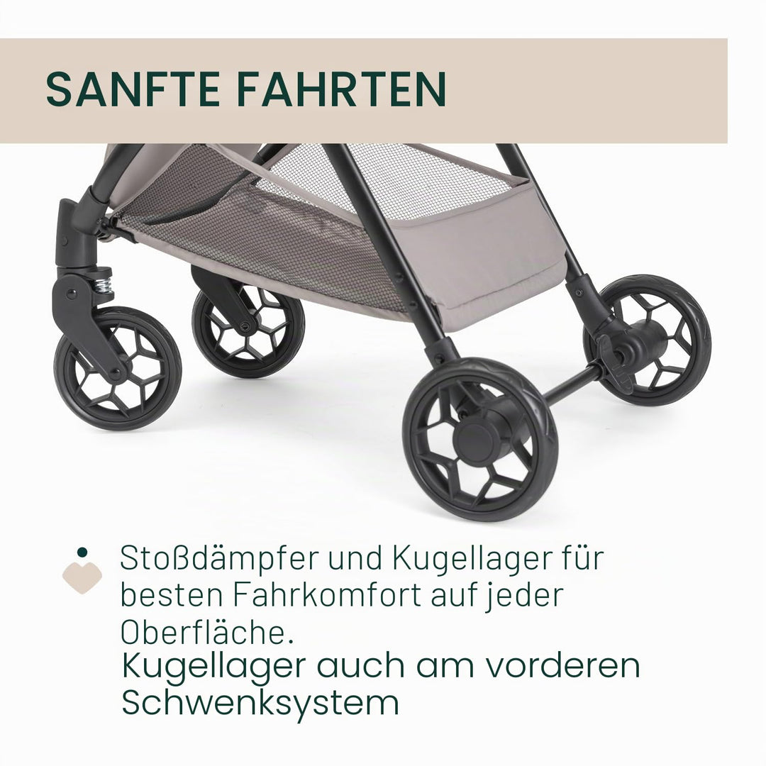 Chicco Kinderwagen Taormina, Ab Geburt bis 22 Kg, Praktisch und leicht, Zusammenklappbarer Buggy, Ki
