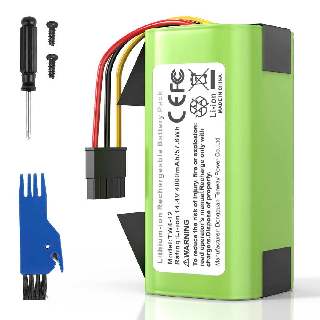 ASUNCELL 4000mAh Akku für Eufy L60 L50 Hybrid/SES, 14,4V Ersatzakku für IRobot Roomba Combo Essentia
