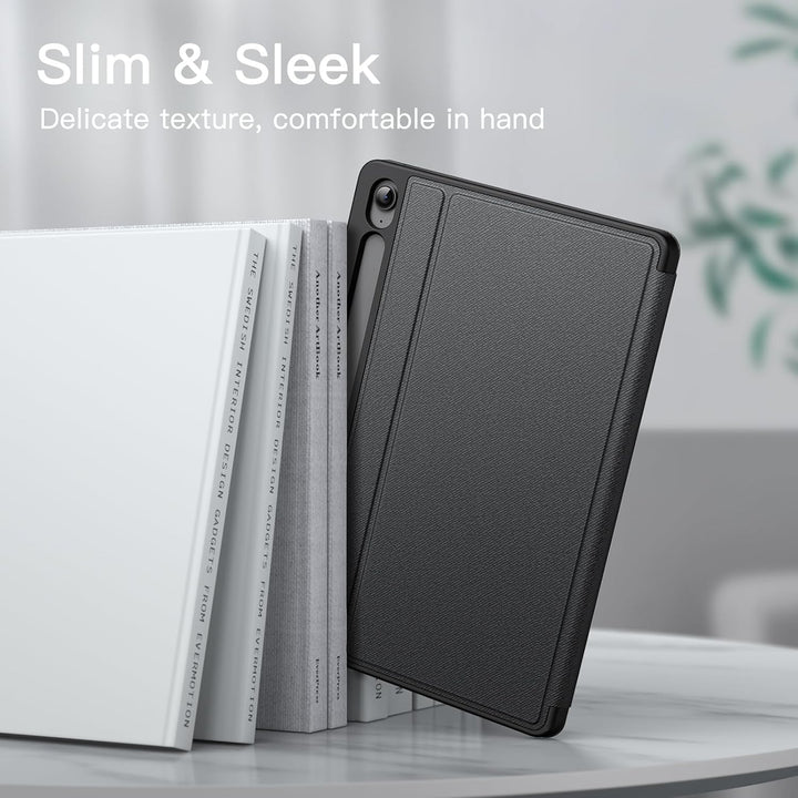 JETech Hülle für Samsung Galaxy Tab S10 FE Plus/S10 FE+ 13,1 Zoll mit S Pen Halter, Dünn Folio Ständ