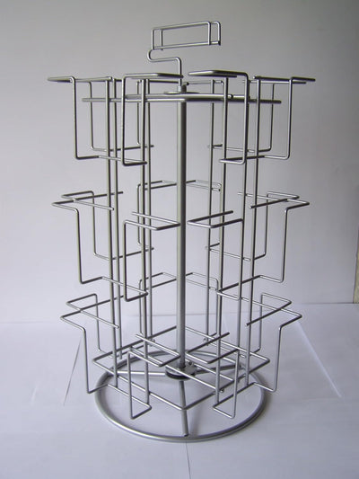Theken-Kartenständer Postkartenständer für Postkarten 12 Motive drehbar 12 Fächer 105x150mm, 12 Fäch