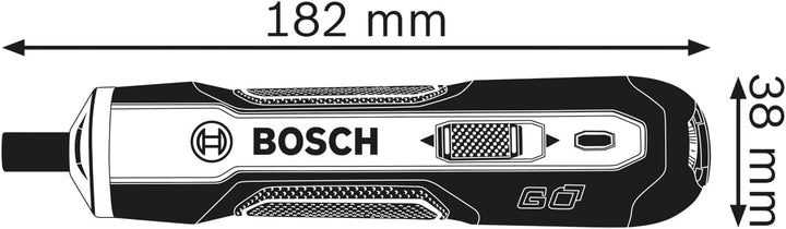 Bosch Professional Akkuschrauber Bosch GO (inkl. 25-tlg. Bit-Set, Ladekabel, L-BOXX Mini) Standard,
