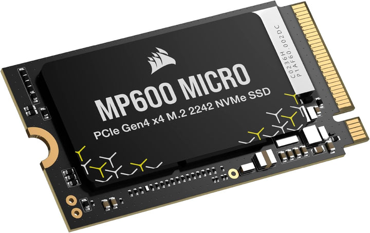 Corsair MP600 Micro 2TB M.2 NVMe PCIe x4 Gen4 SSD – M.2 2242 – Bis zu 7.000MB/Sek. Sequentielles Les