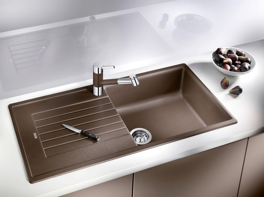 Blanco x Küchenspüle ZIA XL 6 S-517 568 anthrazit, Edelstahl, x, Anthrazit