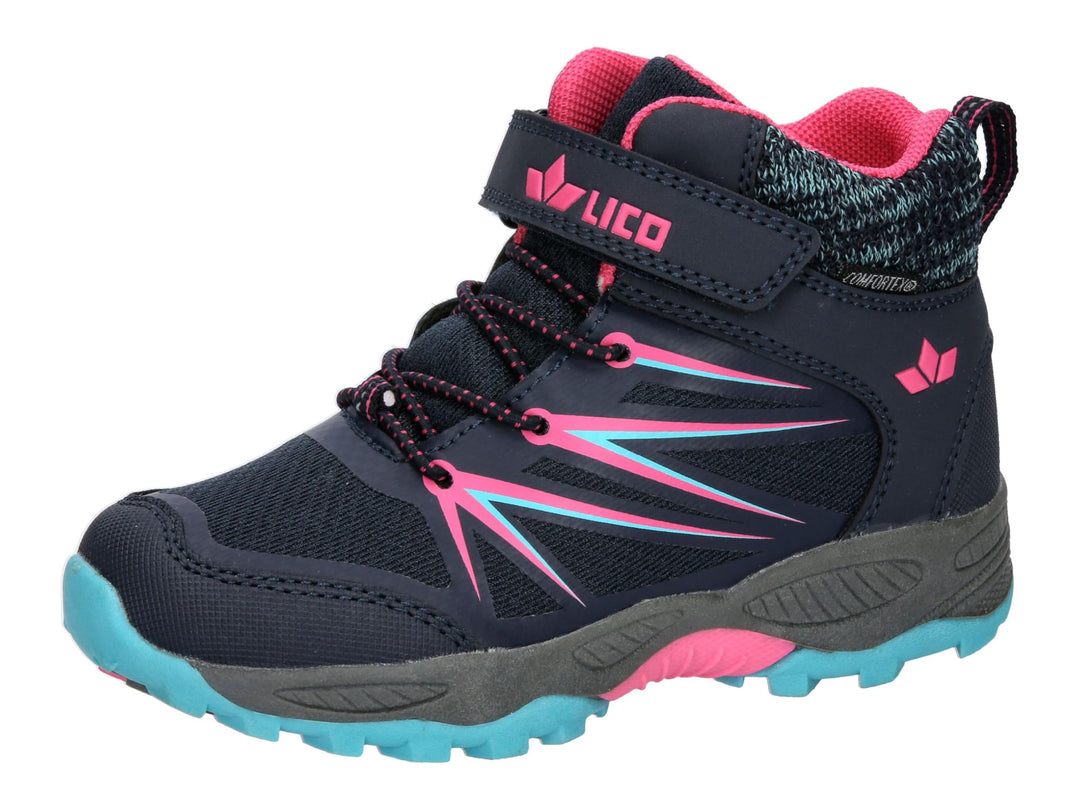 Lico Unisex Kinder Fernley Vs Traillaufschuhe 37 EU Marine Pink Türkis, 37 EU Marine Pink Türki