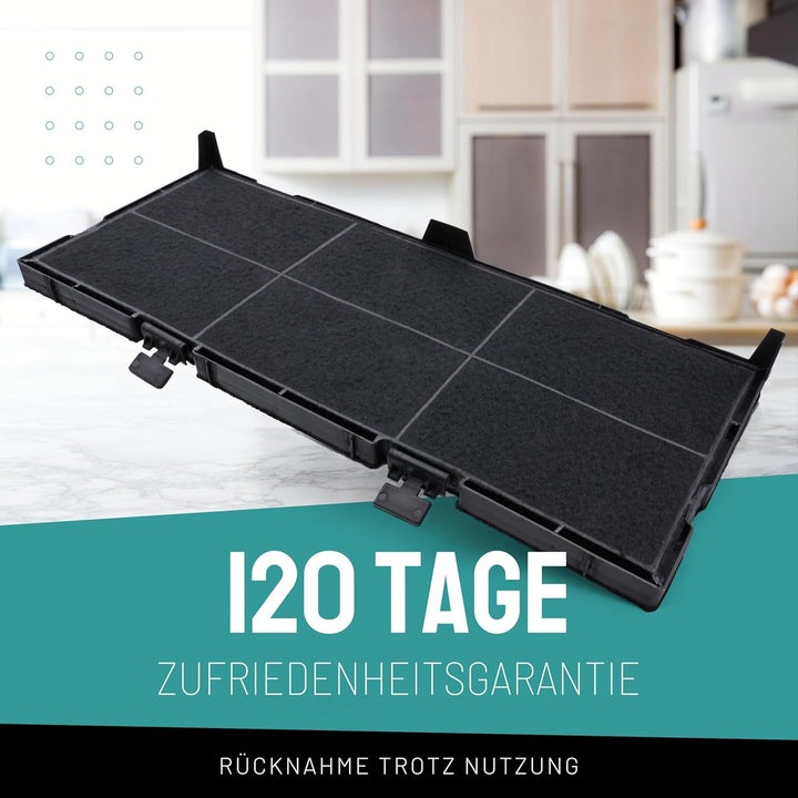Aktivkohlefilter 1 Stück passend für Bosch 11025806 DSZ4561, Siemens LZ45610 LZ45650 und Neff Z54TC0