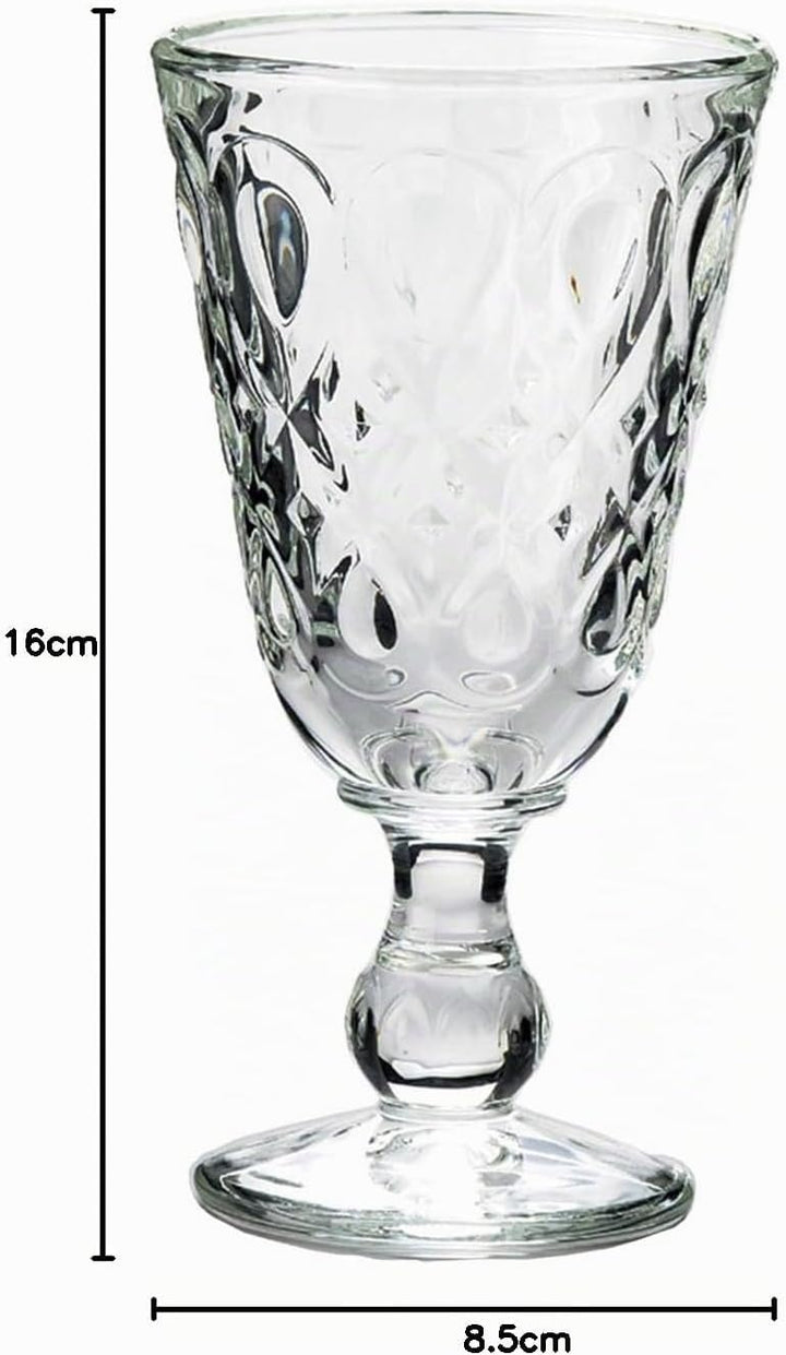 La Rochère Weinglas Lyonnais Klar 230 ml - 6 Gläser - schöne Weingläser für romantische Abende mit R