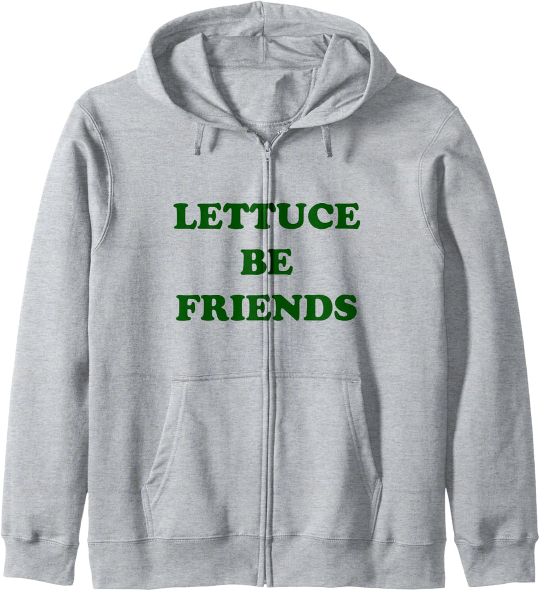 Kopfsalat Be Friends Lustig Vegan Vegetarisch Kapuzenjacke