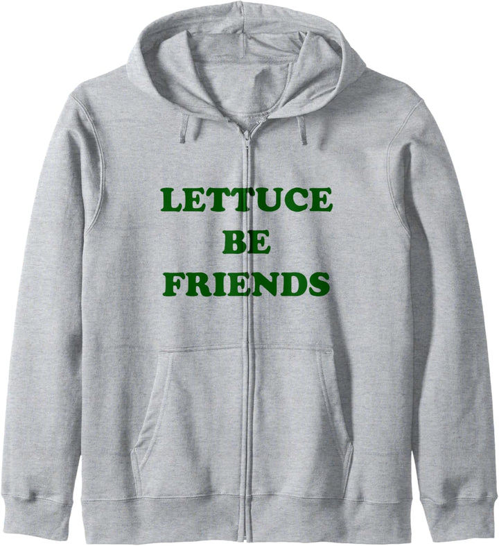 Kopfsalat Be Friends Lustig Vegan Vegetarisch Kapuzenjacke