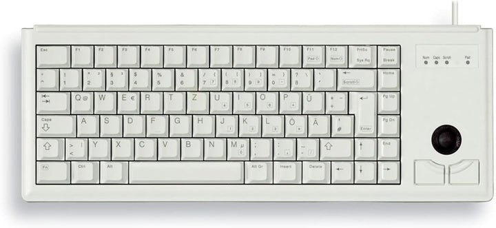 CHERRY Compact-Keyboard G84-4400, Internationales Layout, QWERTY Tastatur, kabelgebundene Tastatur,