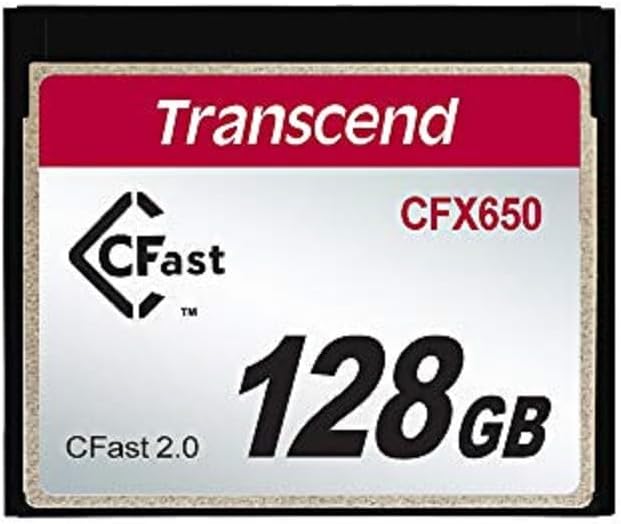 Transcend 128 GB CFast 2.0 CFX650 Speicherkarte TS128GCFX650 128GB, 128GB
