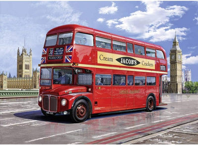 Revell RV07651 Modellbausatz Bus 1:24 - Doppeldecker London Bus im Massstab 1:24, Level 5, originalg