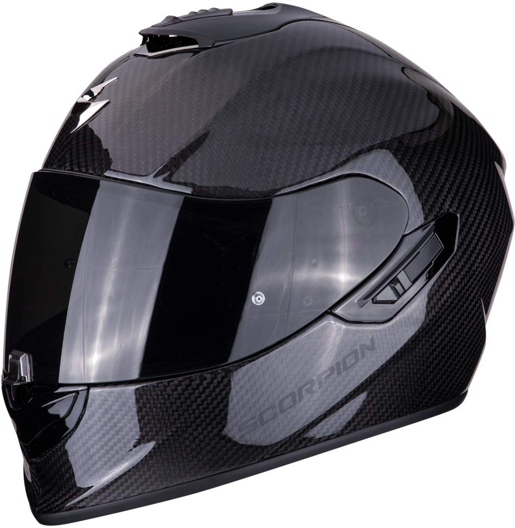 Scorpion,14-261-100-06, Motorradhelm Exo 1400 Air Carbon Solid, XL, Noir XL Schwarz, XL Schwarz