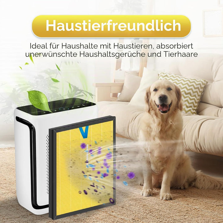 3 Stück Vital 200S Pet Care Luftfilter Ersatz HEPA filter für Levoit Vital 200S und Vital 200S-P-Luf
