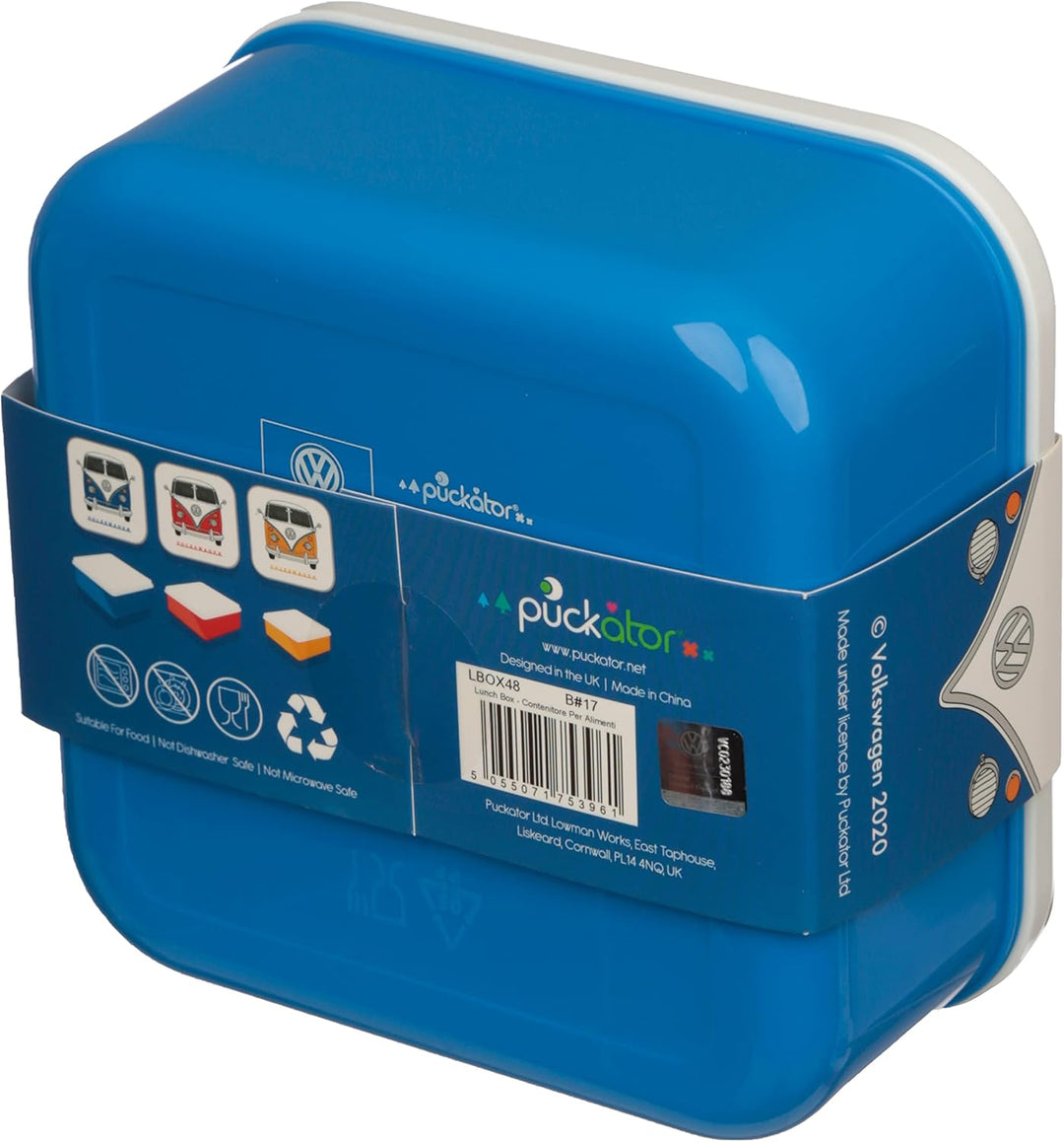 Puckator 3er Set Lunchboxen Volkswagen VW T1 Camper Bus M/L/XL, multi, LBOX47