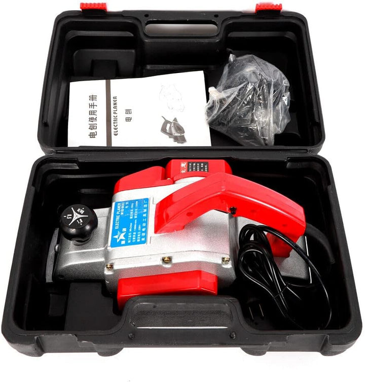 90mm Hobelbreite Elektrischer Holzhobel, 1300W 13000RPM Elektrisch Hobelmaschine Handheld Balkenhobe