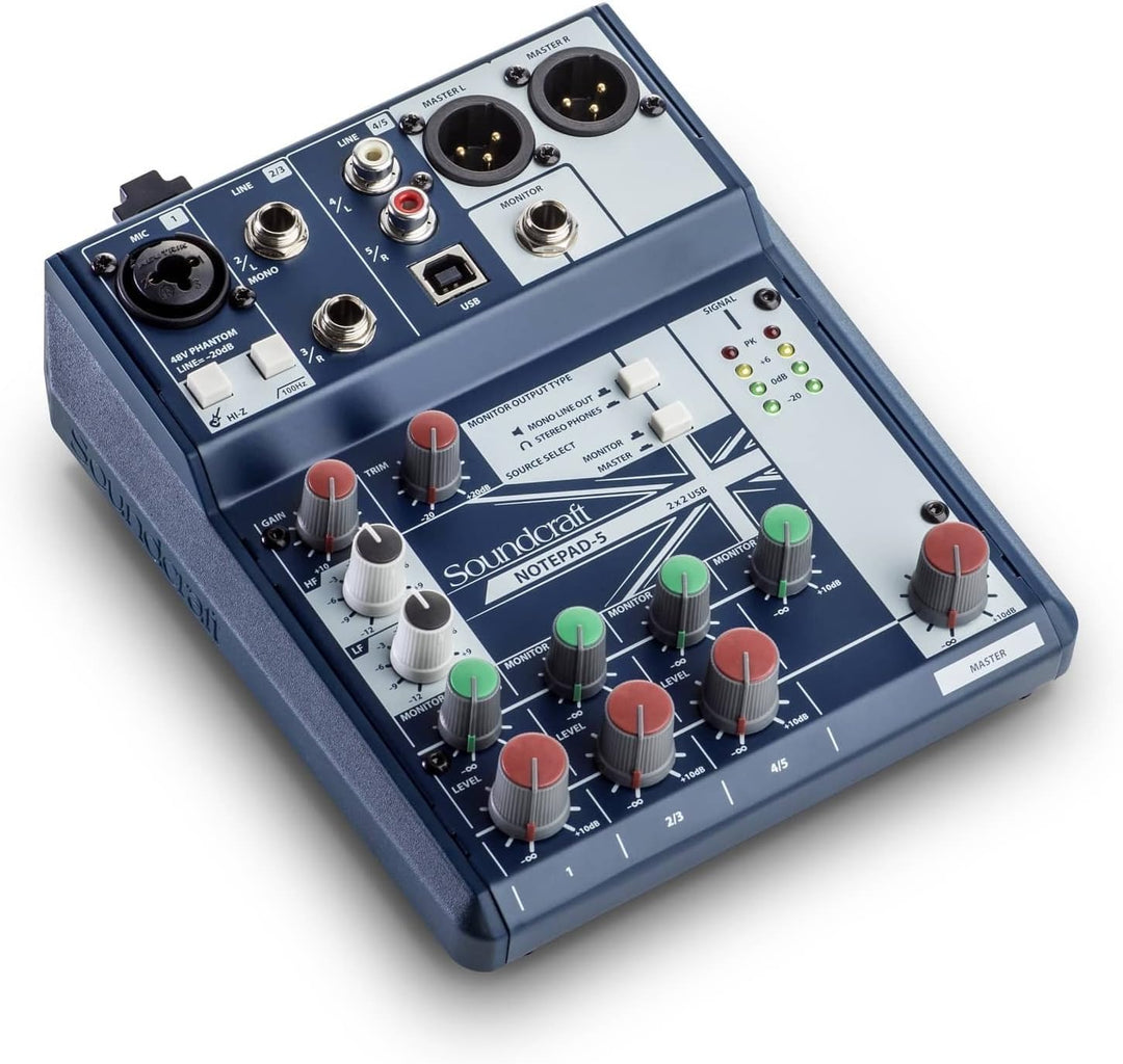 Soundcraft Notepad 5 Notepad 5 FX, Notepad 5 FX