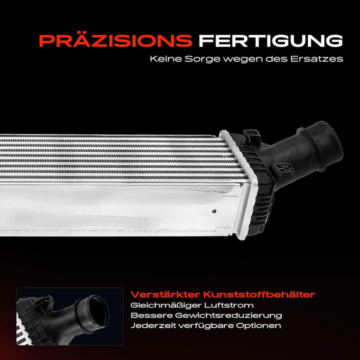 Frankberg 1x Ladeluftkühler Turbokühler Kompatibel mit A4 2007-2016 A5 2007-2017 A6 2010-2018 A7 201