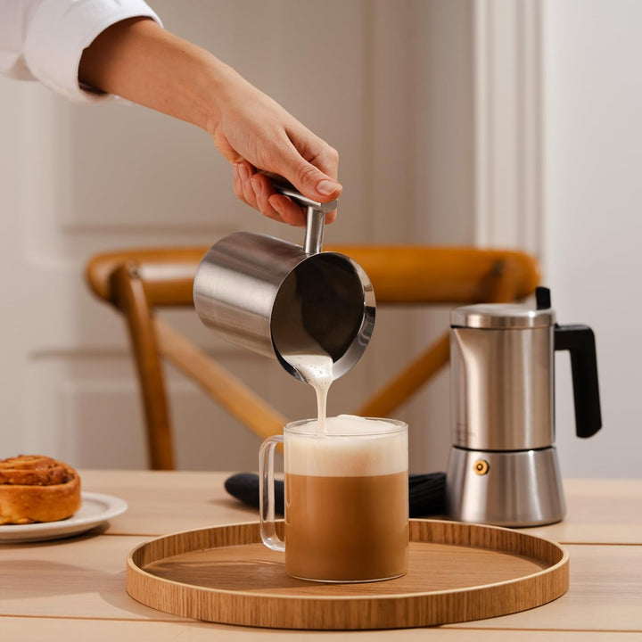 SILBERTHAL Espressokocher Edelstahl 200 ml - 4 Tassen - Induktionsgeeignet – Kaffeekocher für jeden