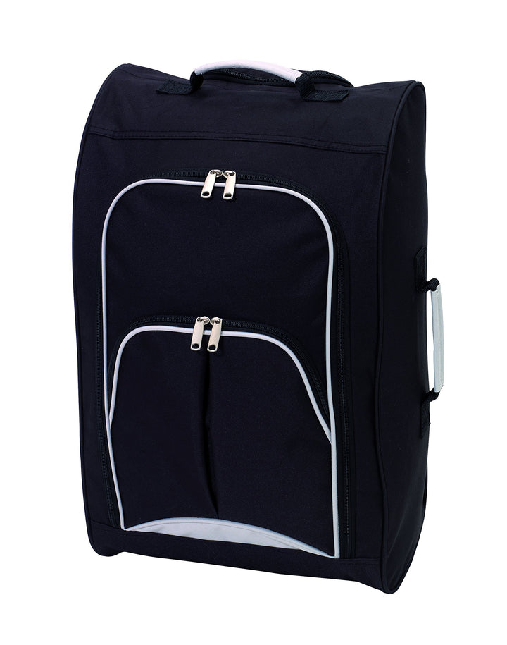 Bordcase Handgepäck schwarz mit 2 Skaterrollen und aus 600D Polyester Jetzt Schon geeignet für die N