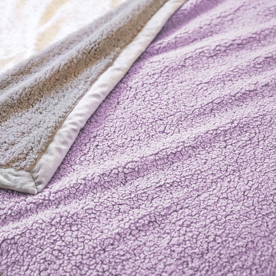 Catalonia Classy Sherpa Poncho Decke Superweiche bequeme Plüsch tragbare Fleecedecke für Erwachsene
