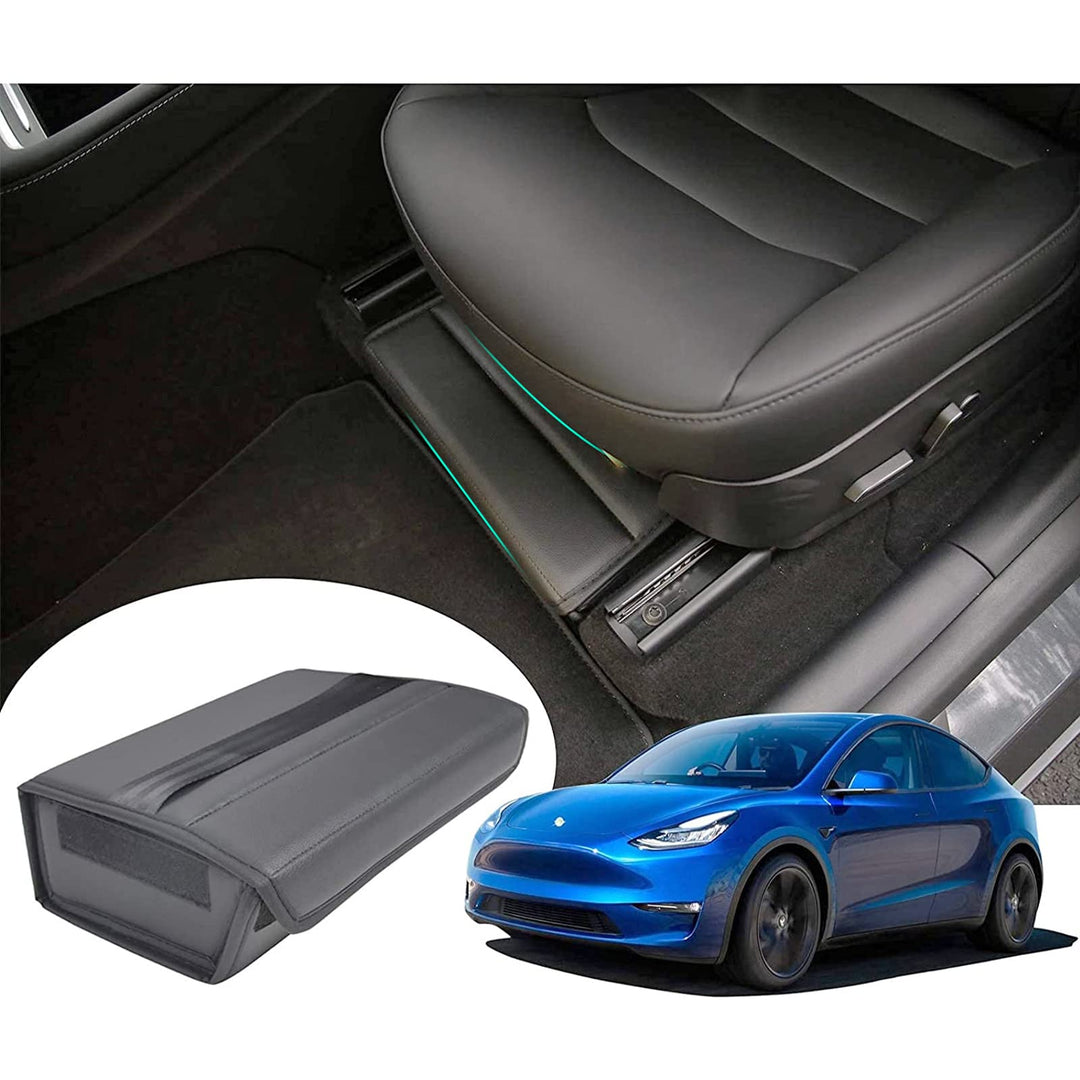 GAFAT Tesla Model Y 2021 2022 2023 Organizer Unter dem Sitz, Model Y 2022 Ablagen Aufbewahrungsbox a